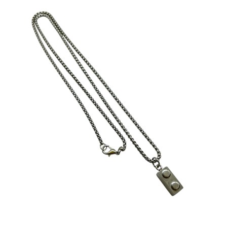necklace steel silver lego
